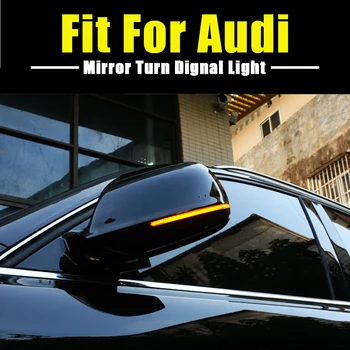 

Side Mirror Flasher Light LED Dynamic Sequential Turn Signal Flasher Blinker For Audi Q5 SQ5 8R 2010-2017 Q7 Facelift 2010-2015