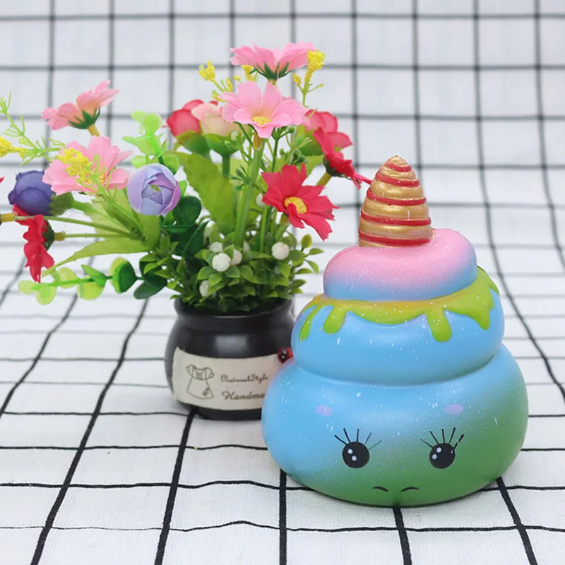 Kawaii Squeeze Toys Simulation Stool Model Office Stress Relief Toys Slow Rise Rebound PU Squishy Toys for Children - Цвет: WW-BB0246-1