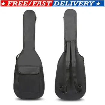 

2020 Hot Double Straps Padded Waterproof Electric Bass Guitar Gig Bags Soft Case Backpack For Gift Bag Soft Case Gig Bag Case