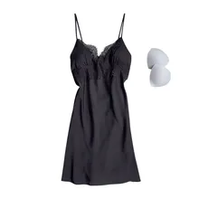 Сексуальное женское нижнее белье, новинка, Женское кружевное белье, сексуальное нижнее белье с глубоким v-образным вырезом, цельная ночная рубашка без бретелек, однотонное кружевное нижнее белье, бесшовное