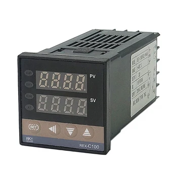 

RKC REX-C100 Digital PID Temperature Controller relay output 48*48 k type with Range 0-400 Degrees Celsius 50Hz