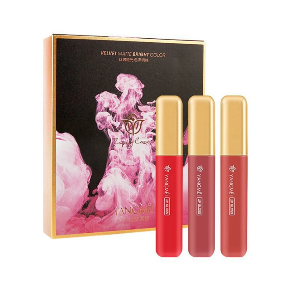 Beauty Air soft mist lip glaze velvet matte surface durable waterproof lip gloss base not easy to stain cup lipstick set makeup Beauty Air soft mist lip glaze velvet matte surface durable waterproof lip gloss base not easy to stain cup lipstick set makeup