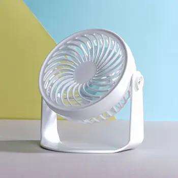 

USB USB Clip Desk Table Fan with Strong Wind Quiet Portable 2 Speed Adjustable 360°Rotatable Mini Personal Fan for Home Office