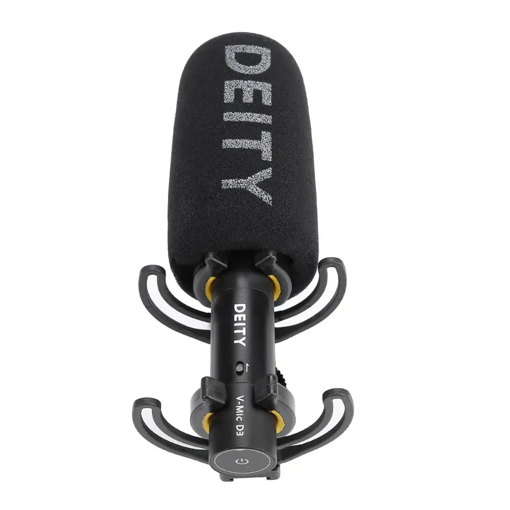 Deity V-Mic D3 Microphone Superior off-axis Sound Low Noise Distortion forCamera Recorder Phone with 3.5mm Audio Interface