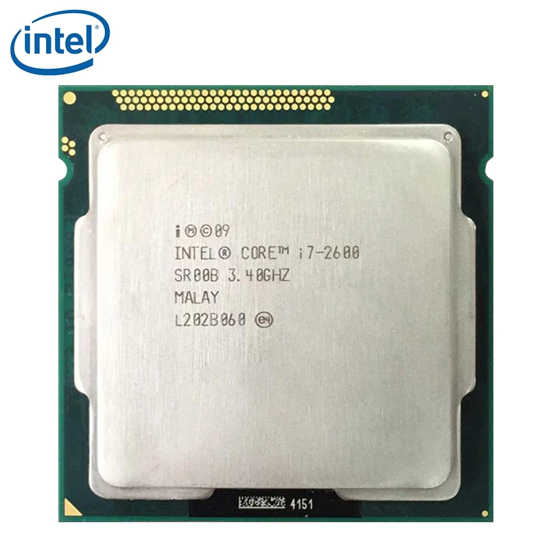 Процессор Intel Core i7-2600 i7 2600 ЦП 8 Мб кэш-памяти 3 4 ГГц LGA 1155 95 Вт 100% надлежащая работа
