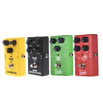 

Nux Guitar Pedal 4 Effects Chorus Sound Screen /overdrive /high -gain /simulator Guitar Effect Pedal Guitar Accessories