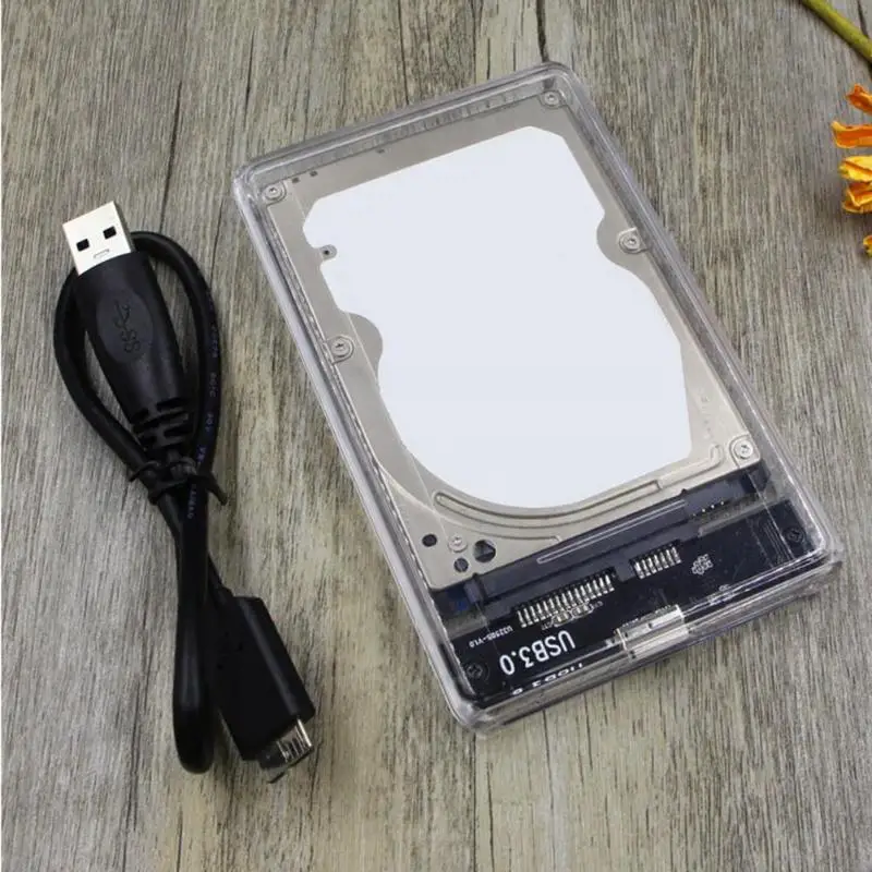 Корпус жесткого диска тонкий дизайн сильный отвод тепла 2,5 дюймов HDD SSD Внешний чехол SATA для USB 3,0 5 Гбит/с