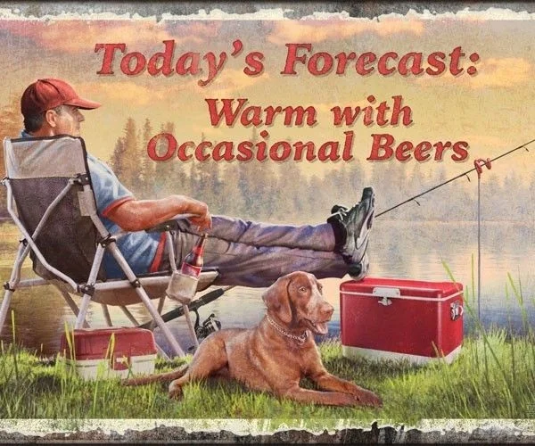 

Today's Forecast Tin Sign