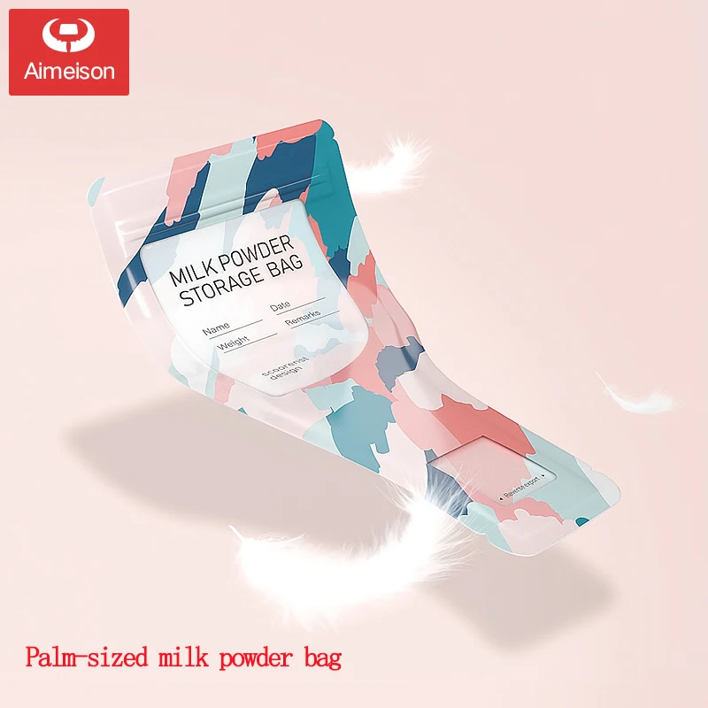 Aimeison Baby Milk Powder Bag Baby Portable Out Of Disposable Fresh Milk Powder Box Storage Box Sub-package 30 Pieces