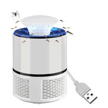 

Electric Mosquito Killer Lamp USB Rechargeable Fly Bug Zapper LED Light Insect Trap for Home Garden E2S