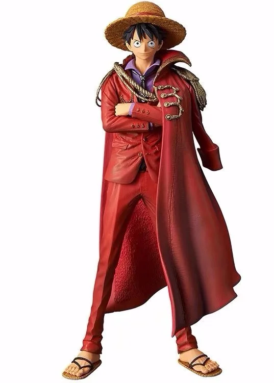 Аниме One Piece Luffy Figure KOA 20th красный плащ D ПВХ фигурка Коллекционная модель игрушки