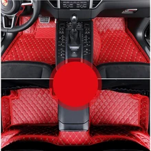 Lsrtw2017 кожаные автомобильные коврики для porsche macan аксессуары для интерьера покрывает ковер