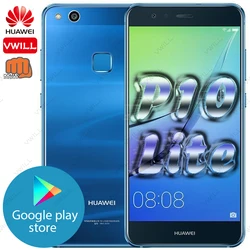 Глобальный HUAWEI P10 lite, 3 Гб оперативной памяти, 32 Гб встроенной памяти, отпечаток пальца, NFC FastCharge GPU смартфона huawei lite мобильного телефона 5,2 ''Kirin...