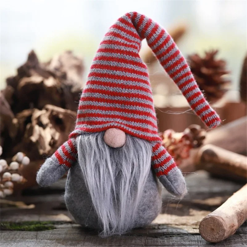 Скандинавский томте ниссе сокербит гном нордическая кукла Санта гном эльф ручной работы шведский мягкая игрушка домашние украшения Рождество Sant - Цвет: C