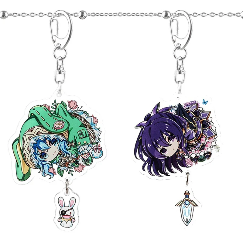 Аниме Дата живой брелок Yatogami Tohka Yoshino Tokisaki Kurumi Itsuka Kotori Милый Забавный акриловый кулон брелок