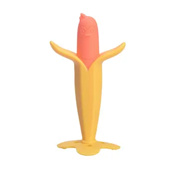 

Cute Fruit Silicone Baby Teething Pendant Bpa Free Chewing Gum For Baby Grind Bite Food Nipple Teether Oral Care Teething Toys