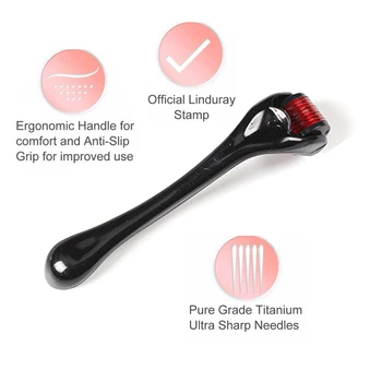 

Micro Needle 540 Roller Derma Roller Dermaroller Titanium Hair Regrowth Beard Growth Anti Hair Loss Treatment Dr