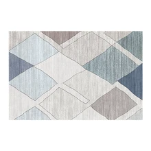 Стиль хлопок ковер ручной работы геометрический Богемия индийский черный белый плед полосатый современный дизайн