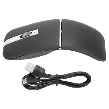 

2.4G Dual Module Wireless Mouse 1600dpi Ultra-thin Rotatable Rechargeable Mute Mice Ergonomic Comfortable Mouse for Office Home