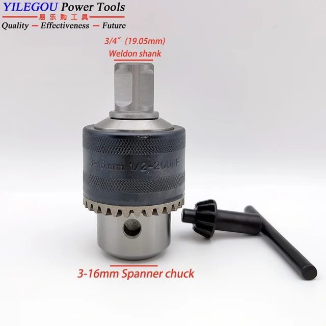 Dinohhi Clé De Mandrin Universelle 4 Voies, Clé De Perçage 4 En 1, Clé