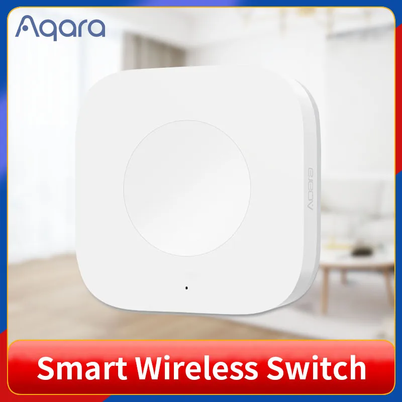 original Aqara Smart Wireless Switch Remote One Key Control Intelligent Application Home Security APP | Электроника