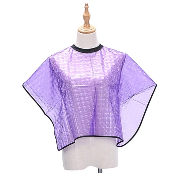 

New Purple Haircut Hairdressing Barber Cloth Short Apron Polyester Hair Styling Design Supplies Salon Barber Gown Adult/Children