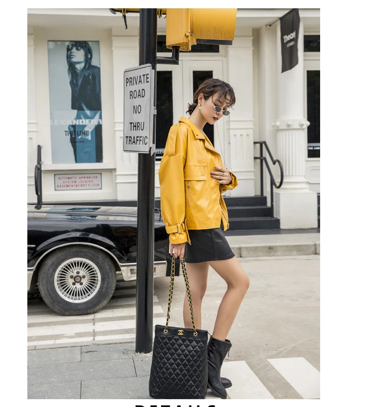 LANMREM однотонные Цвет пальто; сезон весна-осень; Новинка; Свободные Корейская версия спортивных туфель Повседневное из искусственной кожи Куртка 19B-a191