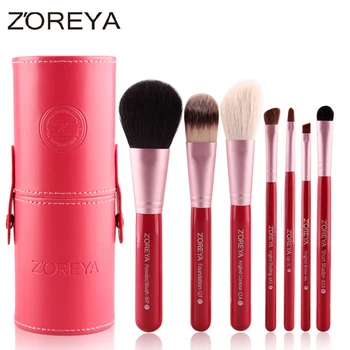 

Easy Clean Durable Makeup Brush Set Portable Powder Lip Eye Shadow Blending With Storage Bucket Face Foundation Multifunctional