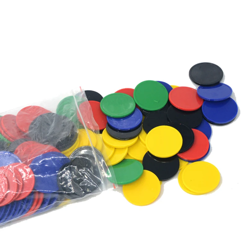 100-Pcs-Lot-Plastic-Poker-Chips-38mm-Casino-Bingo-Game-Markers-Token-Counters-Math-Tool-Board