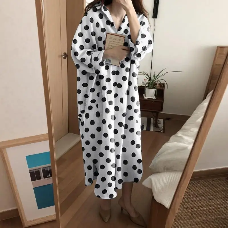 Vintage Printed Shirt Dress Women's Autumn Sundress ZANZEA Casual Long Sleeve Lapel Maxi Vestidos Female Button Robe Plus Size 7 Vintage Printed Shirt Dress Women's Autumn Sundress ZANZEA Casual Long Sleeve Lapel Maxi Vestidos Female Button Robe Plus Size 7