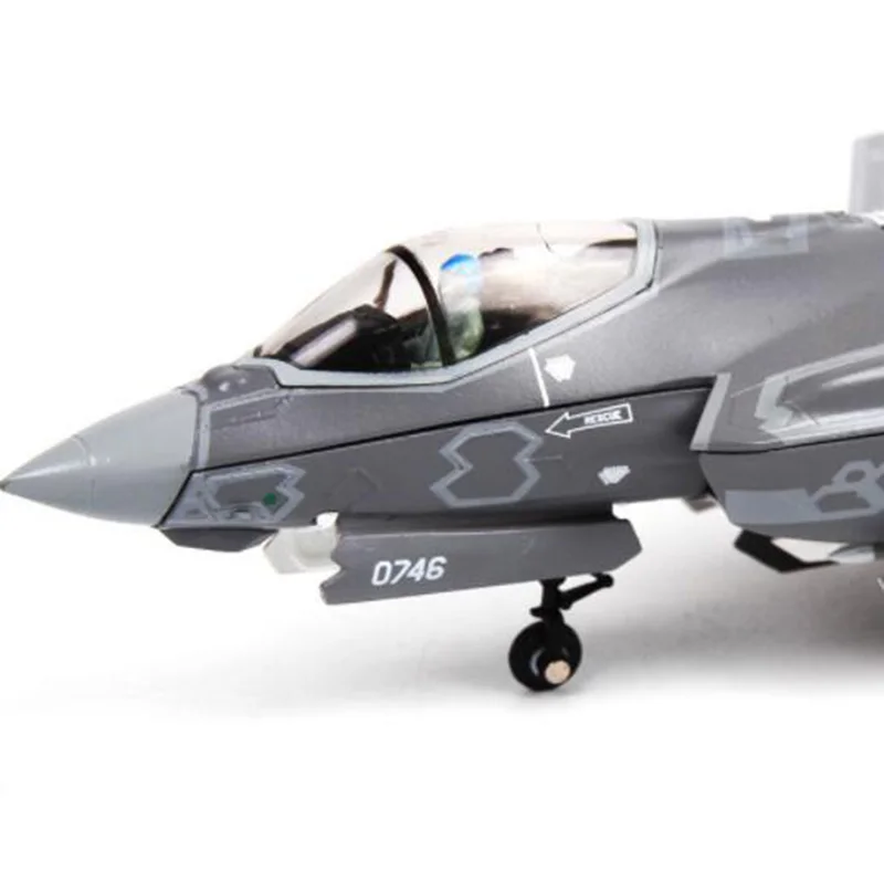 Модель истребителя F35, модель американского флота США, модель 1/72 года, художественная модель самолета, игрушки для взрослых и детей, подарок для показа коллекции