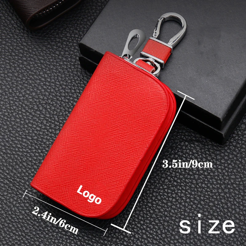 Generic Colors Leather Car Logo Key Case Key Cover For Kia Mg Best