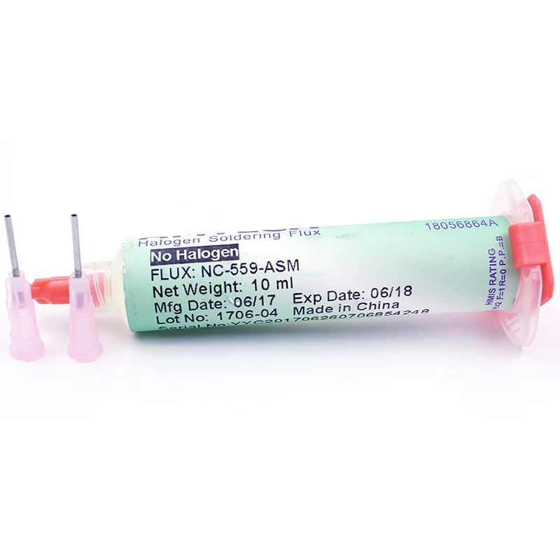 AMTECH NC-559-ASM BGA PCB No-Clean паяльная паста Сварка Расширенный масляный флюс смазка 10cc пайка ремонтные инструменты C0011 с иглой