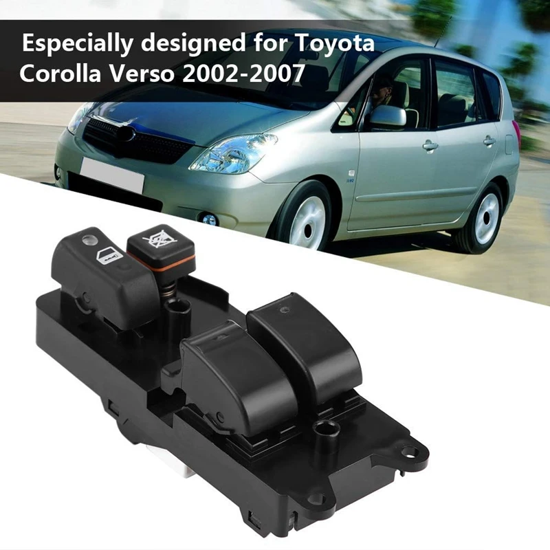 Электрический главный переключатель стеклоподъемника 84820-02111 для Toyota Corolla Verso 2002-2007 Многофункциональная кнопка 84820-0F040/AN-8