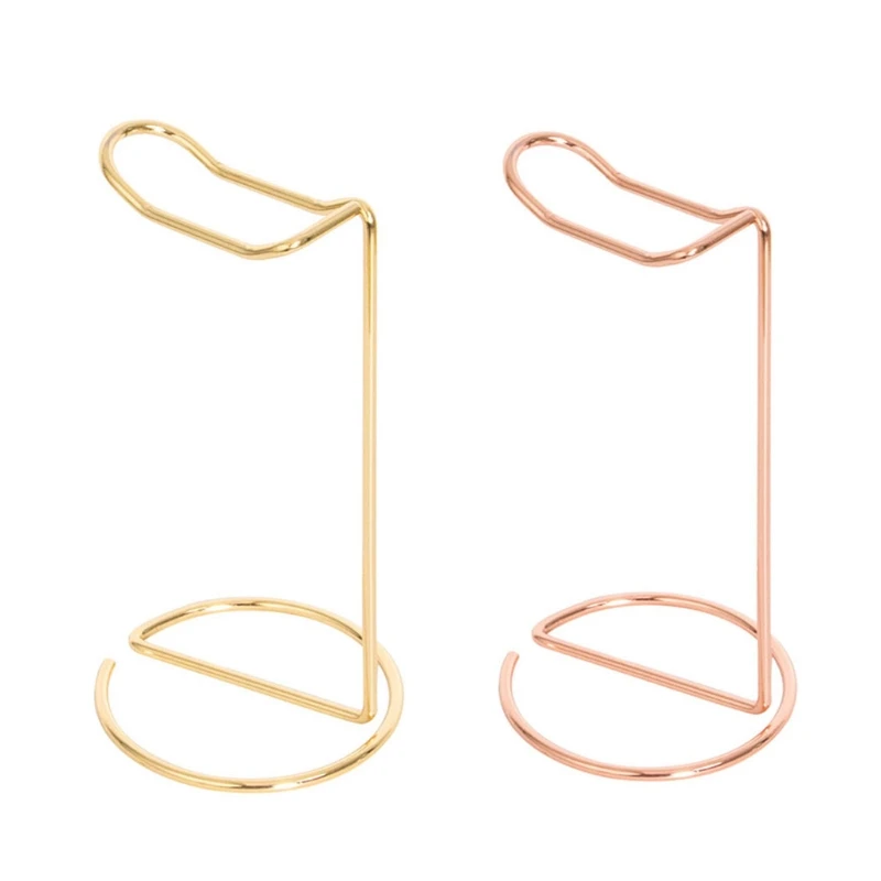 Desktop Headset Holder Headphone Stand cable holder For All Headsets Headset Holder Stand Rose Gold Desk Decorative Ornemant for Home