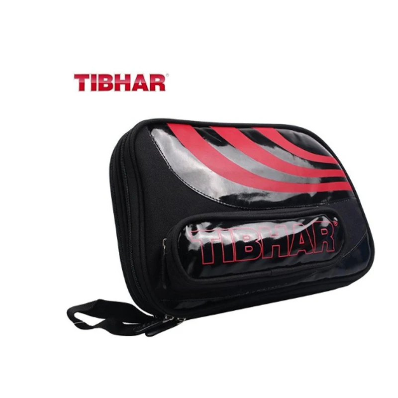 TIBHAR PU Настольный Теннис Сумка Пинг Понг чехол Tenis De Mesa - Цвет: double layer