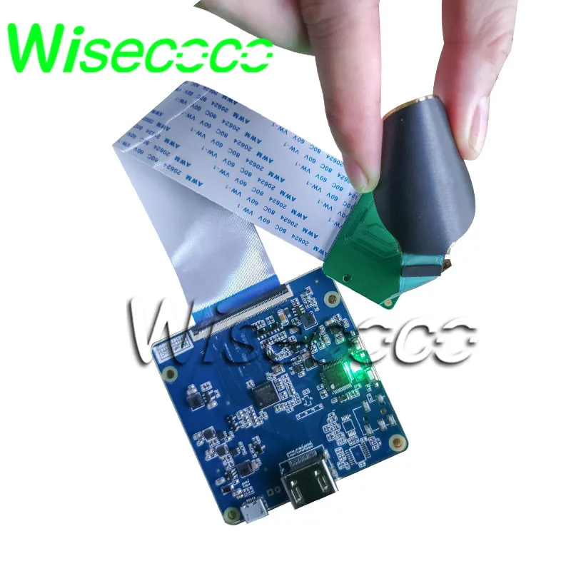 Hdmi para Mipi Dobrável para Relógio Wisecoco Flexível Oled Display Polegada Círculo Redondo Amoled Tela Driver Board Macio Inteligente 1.39 - Imagem 3