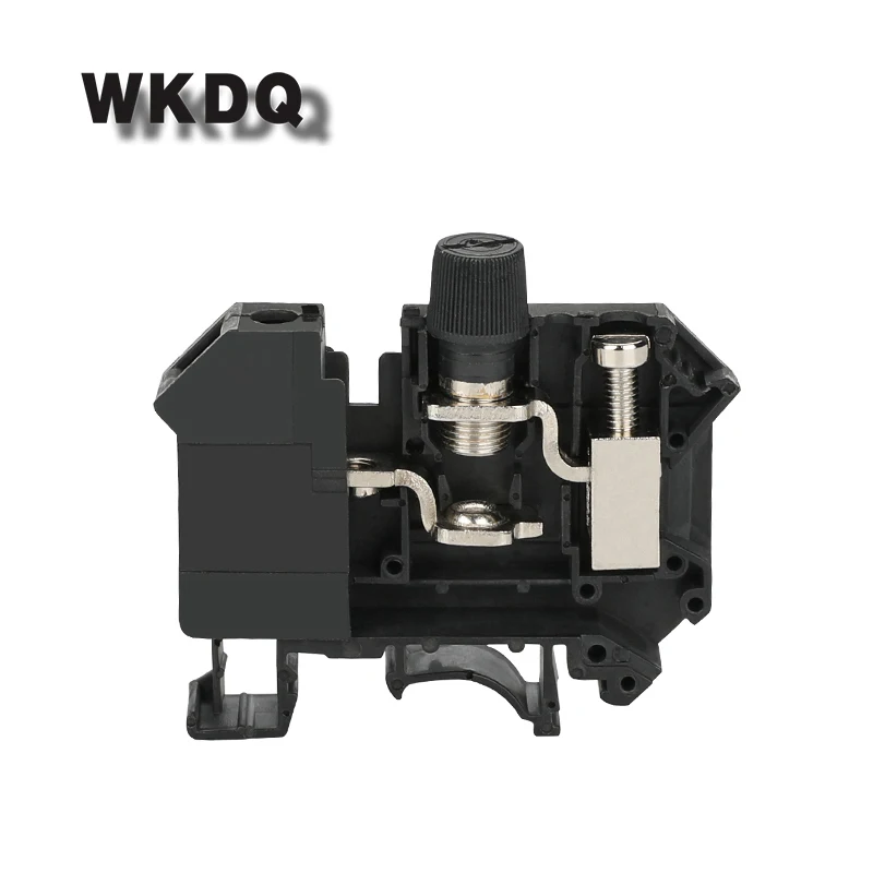 

10pcs UK 10-DREHSI Equivalent to PHOENIX Din Rail Fuse Modular Terminal Blocks With Srew Cap