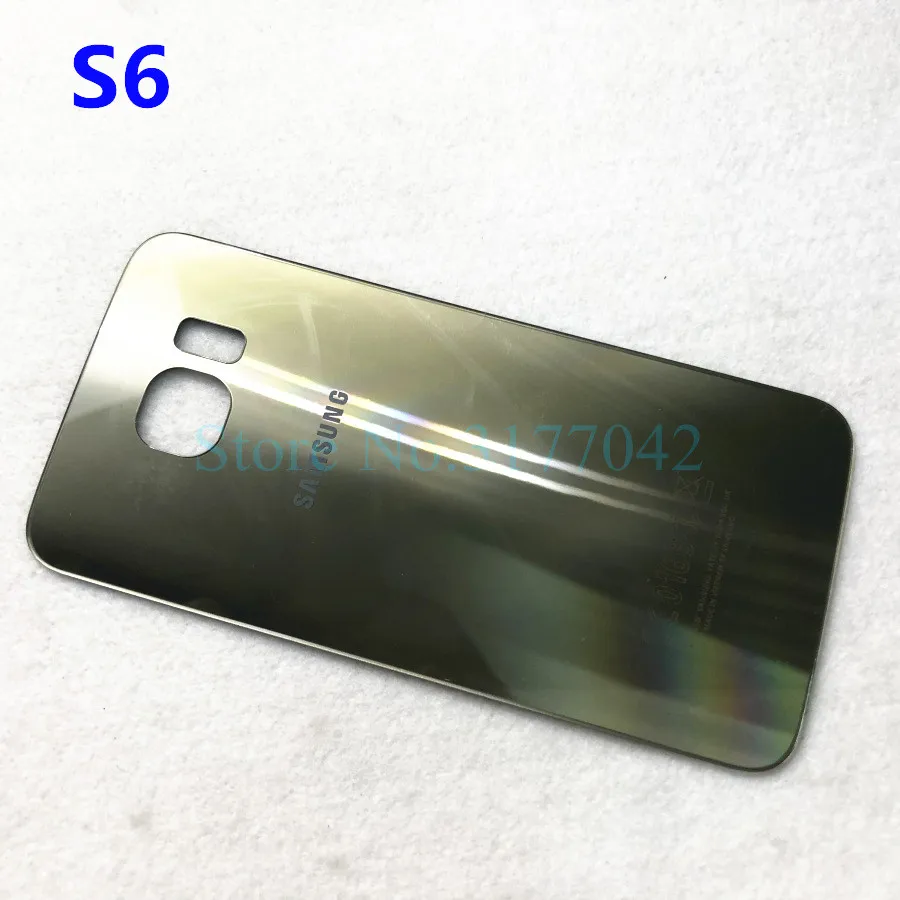 Задняя крышка аккумулятора samsung для samsung Galaxy S6 Edge S6 S6+ S6 Edge Plus G925 G925F G920 G920F G928 G928F задняя крышка из стекла