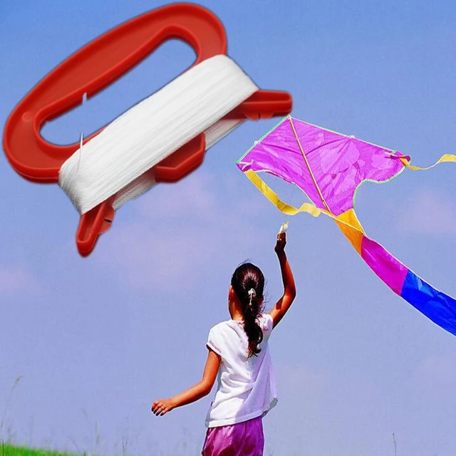 New D Shape Kite Reel Winder Line Outdoor Single Line Kites String Kite Line  - AliExpress