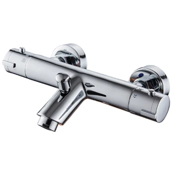 

Thermostatic Shower Faucets Set Bathroom Thermostatic Mixer Tap Hot and Cold Bathroom Mixer Mixing Valve Bathtub Faucet