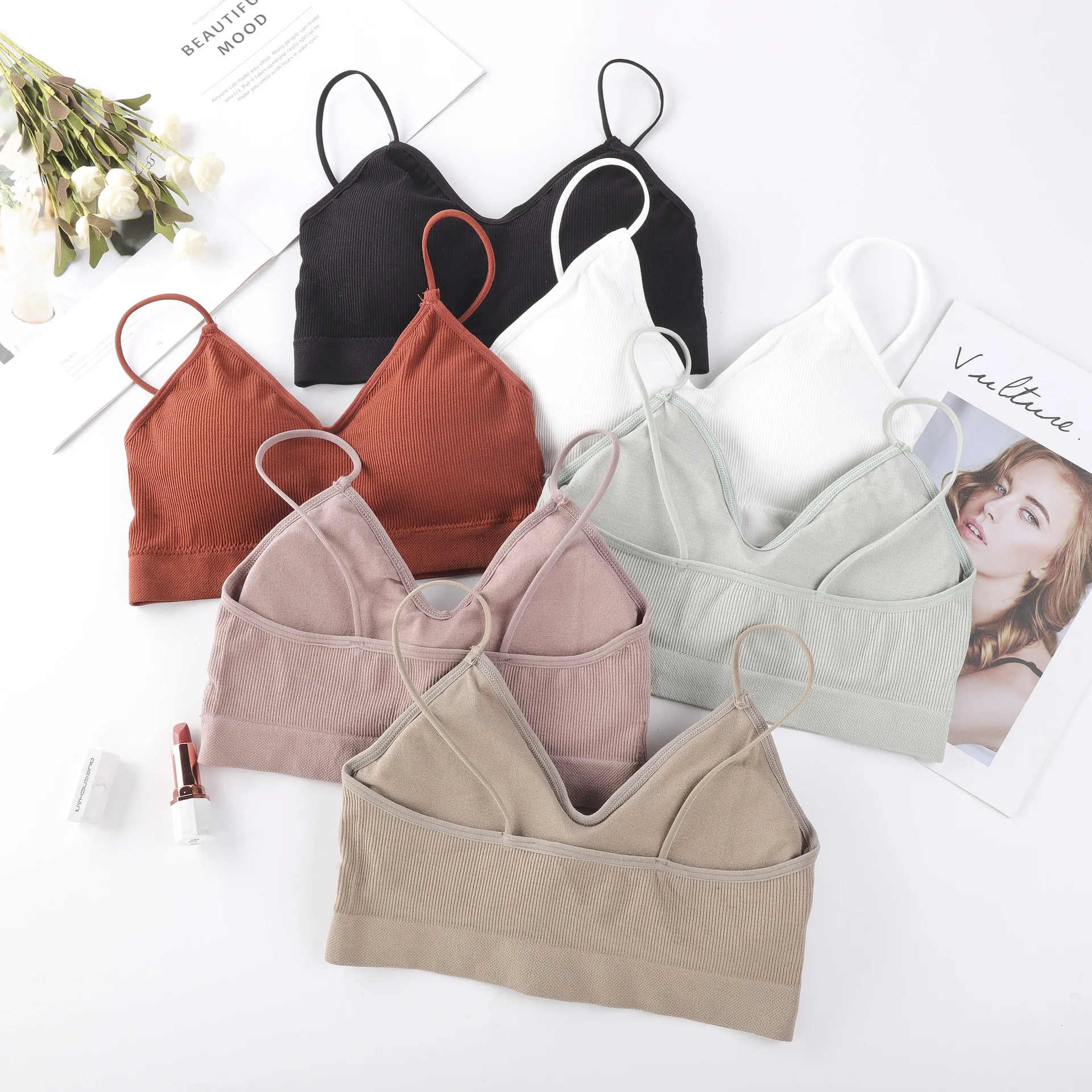 

Padded Cotton Tube Top Women Tube Top Comfotable Cropped Ladies Strapless Tops Sexy Lingerie