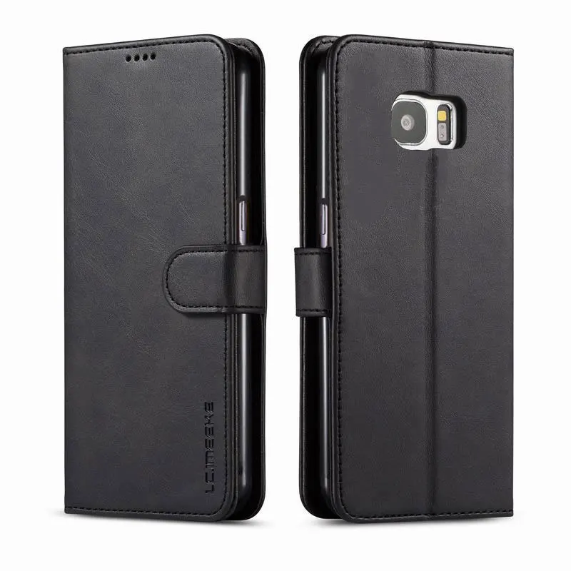 

Case For Samsung Galaxy S7 Edge Cover Magnetic Flip Case On Galaxi S7 Edge S 7 S7edge Bookcase Matte Leather Phone Wallet Cover