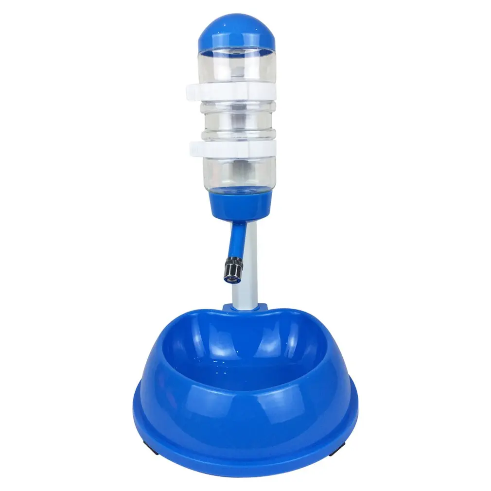 font b Pet b font Cat Dog Water Drinker Dispenser Food Stand Feeder Dish Liftable