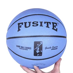 Competition Moisture Resistance PU Wear Non-slip Professional Standard Basketball Absorption Basketball Training SIZE#5/#6#7 Bas