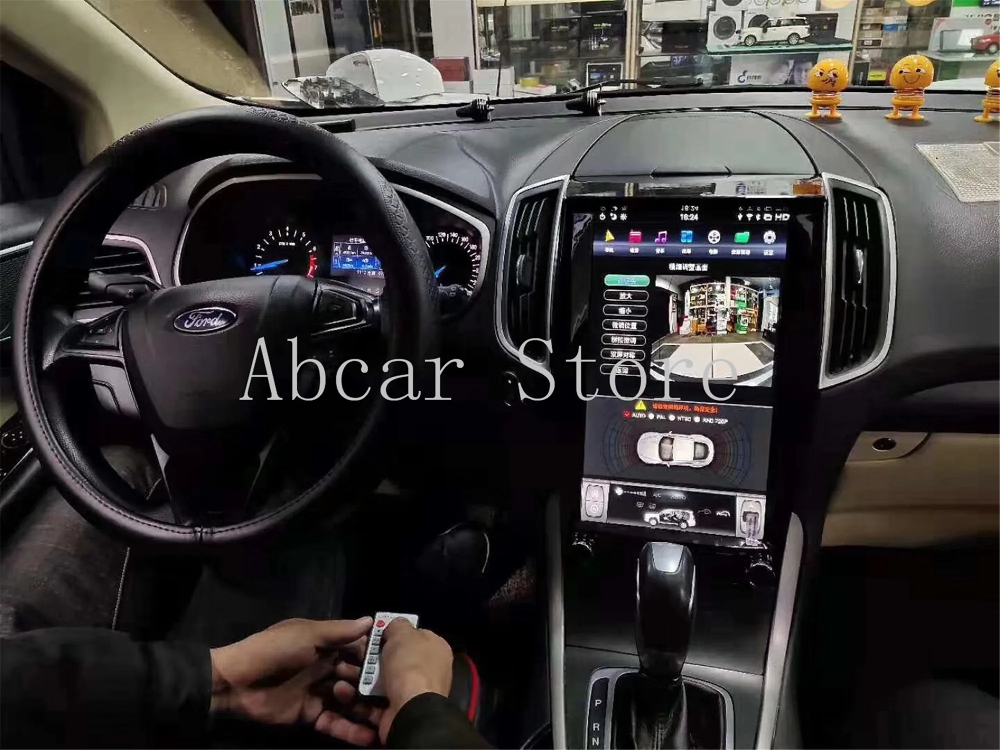 13,6 дюймов Tesla стиль Android 8,1 автомобильный dvd-плеер gps навигация для FORD EDGE-стерео Мультимедиа Радио PX6 CARPLAY радио