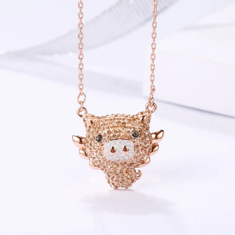 

New Style Shih Cute Fliggy Necklace Year of Fate Seiko High Version Choker Pendant for a Girlfriend Gift Accessories