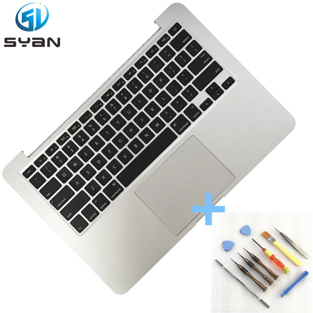 2013 A1502 Топ чехол для Macbook Pro retina 13,3 дюймов Топ чехол с US клавиатура трекпад подсветка