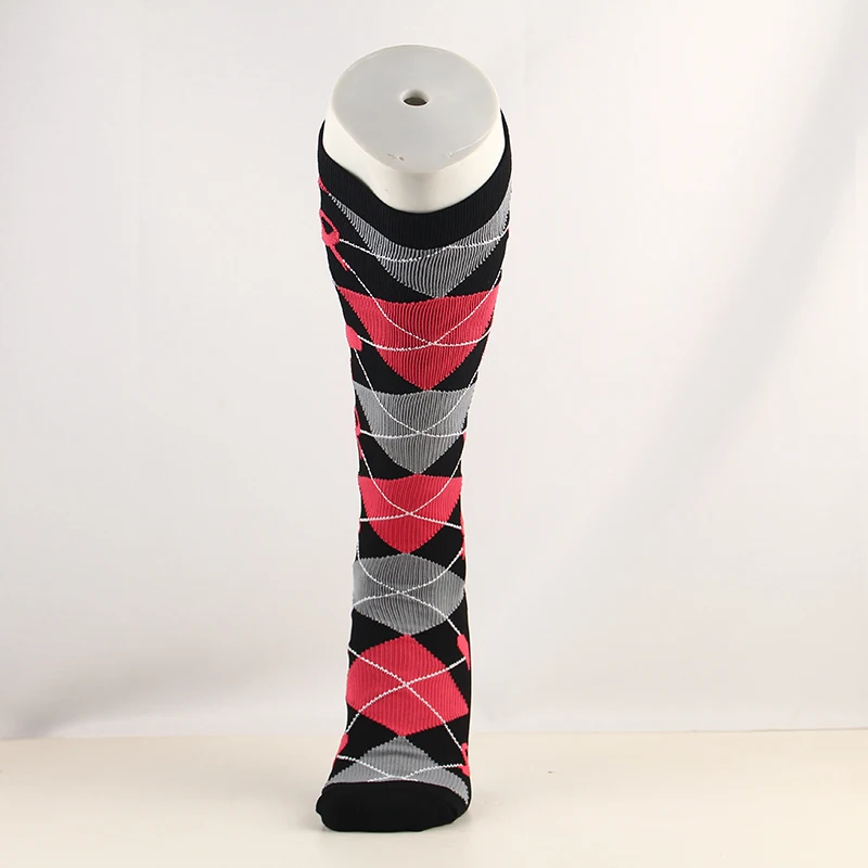 Multi-color Women Men Long Thigh High Socks Compression Stretch Socks Outdoor Party Funny Elastic Nursing Calf Socks Female