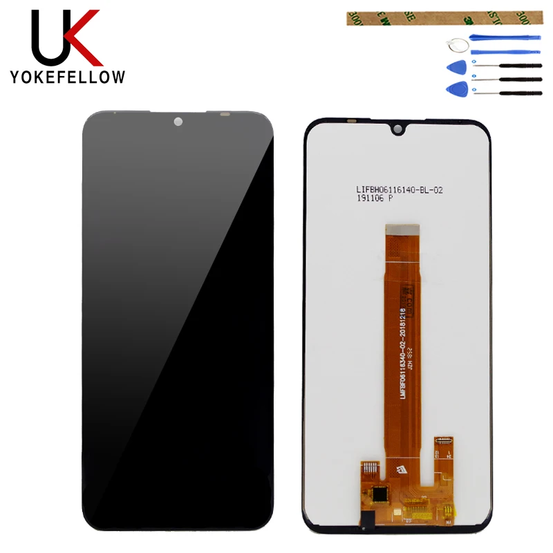 

Tested LCD For Wiko View 3 Lite LCD Display Screen With Touch Screen Sensor Complete Assembly